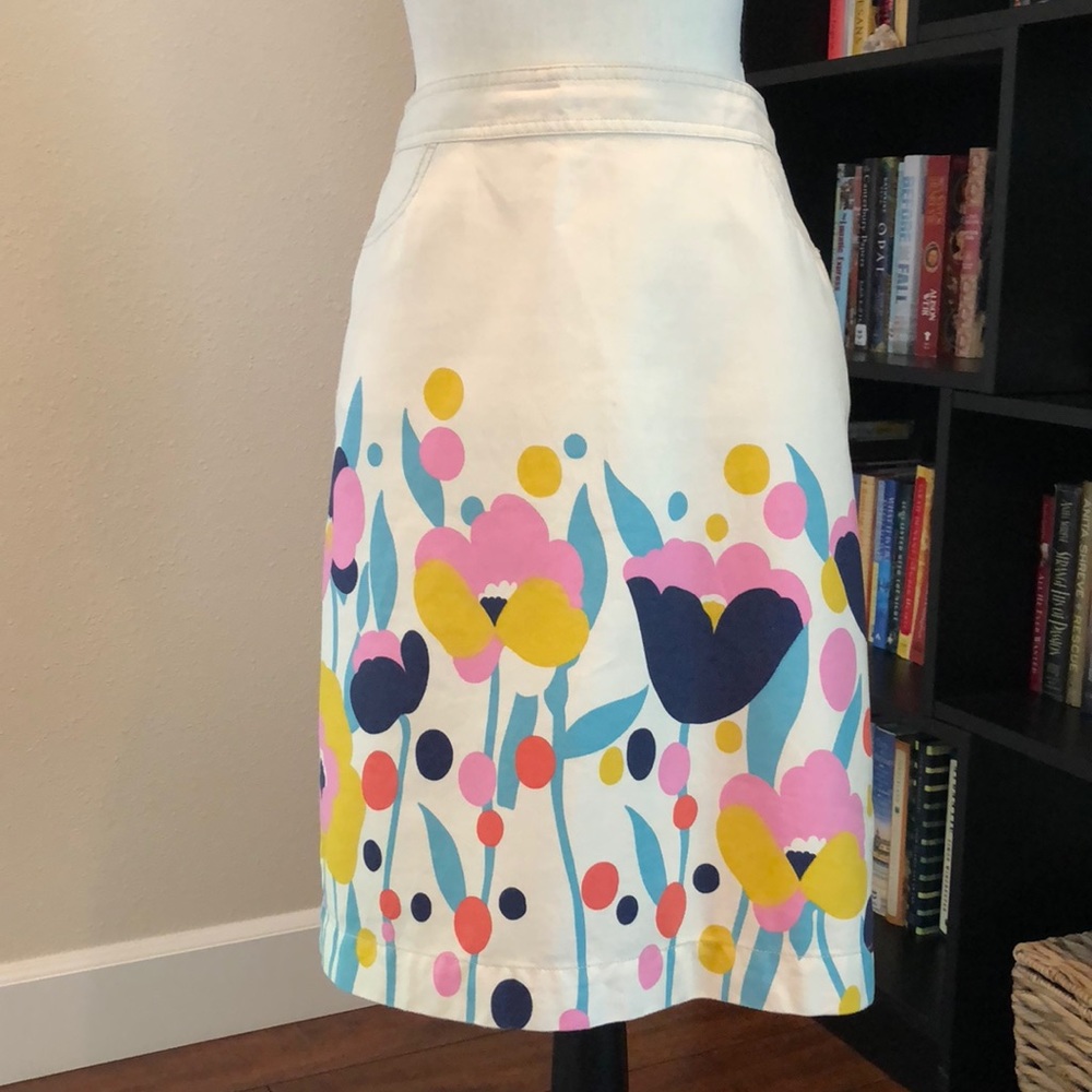 Boden Floral Skirt